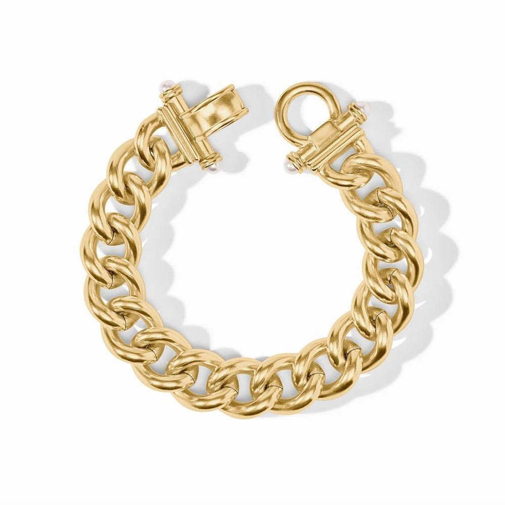 Brand New. $235 Julie Vos Dolce Demi Link Bracelet Sz Large (long)